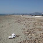 Strand Forte Dei Marmi vor Saisoneroeffnung im April