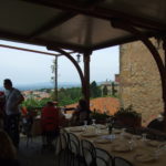 Terrasse Restaurant Pinzagrilli Toscana Meer