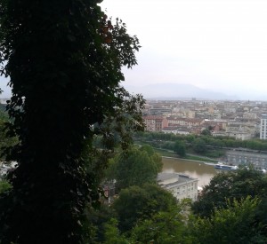 Turin Monte dei Cappuccini Blick